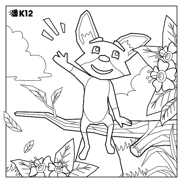 K12 Strider Activities Coloring thumbnail 1 image