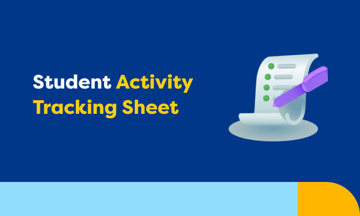 K12 Student Activity Tracking Sheet image