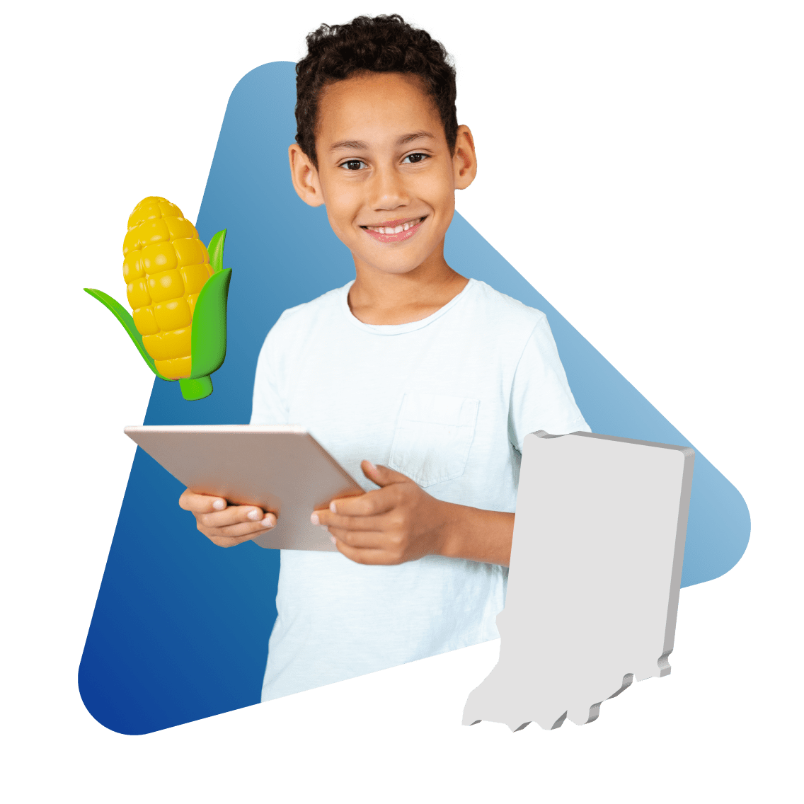 A classroom scene showcasing advanced educational technology tools used in Indiana schools for enhanced learning experiences.