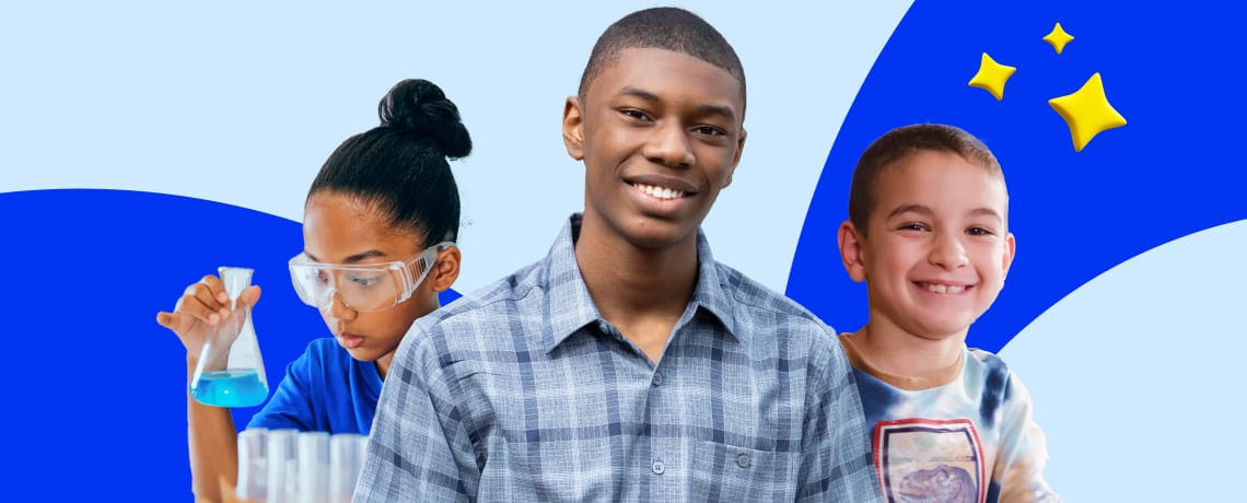 A fox perched atop a colorful stack of hearts, showcasing a whimsical and charming scene.