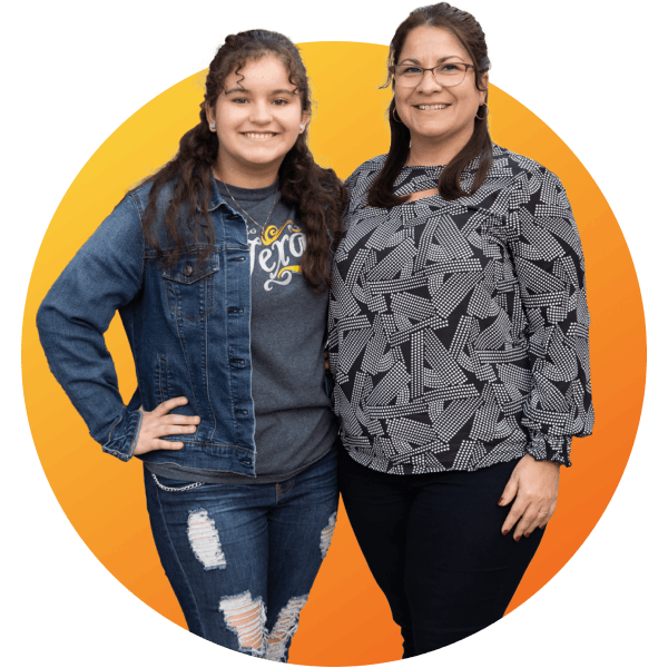 Sabrina and her mom